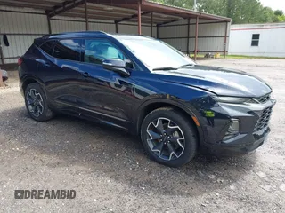 2020 Chevrolet Blazer RS with VIN 3GNKBERSXLS674794, listed as a IAAI auction lot 42390464 with 31,573 mi miles and . Bid and sale history available at DreamBid. Image 1.