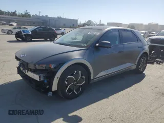 2023 Hyundai Ioniq 5 Limited with VIN KM8KR4AE9PU199788, listed as a Copart auction lot 52959155 with 14,737 mi miles and Salvage title. Bid and sale history available at DreamBid. Image 1.