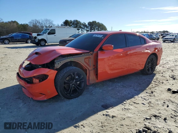 2021 Dodge Charger GT with VIN 2C3CDXHG2MH661448, listed as a Copart auction lot 88794705 with 62,194 mi miles and Salvage Title. Bid and sale history available at DreamBid. Image 1.