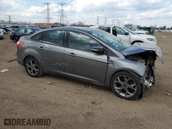 2014 Ford Focus SE with VIN 1FADP3F22EL404081, listed as a Copart auction lot 50534515 with 0 mi miles and Salvage Title. Bid and sale history available at carsss.com. Image 4.
