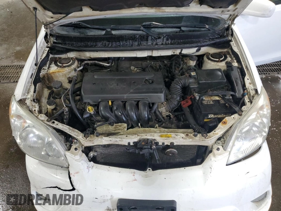 2008 Toyota Matrix STD with VIN 2T1KR32E38C699991, listed as a Copart auction lot 51363995 with 299,999 mi miles and Salvage Title. Bid and sale history available at DreamBid. Image 11.