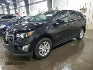 2021 Chevrolet Equinox LT with VIN 3GNAXUEV8ML340007, listed as a Copart auction lot 55551695 with 57,063 mi miles and Salvage title. Bid and sale history available at DreamBid. Image 1.