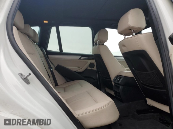 2017 BMW X3 xDrive35i with VIN 5UXWX7C38H0U44063, listed as a Copart auction lot 44501435 with 78,302 mi miles and Salvage Title. Bid and sale history available at DreamBid. Image 10.