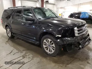 2015 Ford Expedition Max XLT with VIN 1FMJK1JTXFEF15513, listed as a Copart auction lot 62422045 with 135,329 mi miles and Non repairable. Bid and sale history available at DreamBid. Image 4.