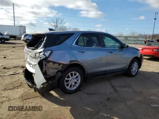 2024 Chevrolet Equinox LT with VIN 3GNAXKEG8RS104153, listed as a Copart auction lot 50540185 with 16,455 mi miles and Non Repairable. Bid and sale history available at DreamBid. Image 3.