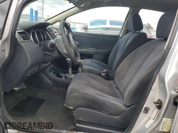 2007 Nissan Versa 1.8 S with VIN 3N1BC13E77L407861, listed as a Copart auction lot 49448835 with 211,684 mi miles and Salvage Title. Bid and sale history available at carsss.com. Image 7.