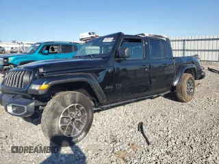 2024 Jeep Gladiator Sport S z VIN 1C6HJTAG3RL105132, wystawiony jako Copart lot #48701215 z przebiegiem 576 mil mil oraz Szkoda całkowita • Salvage title. Historia ofert i sprzedaży dostępna na DreamBid. Obrazek 1.