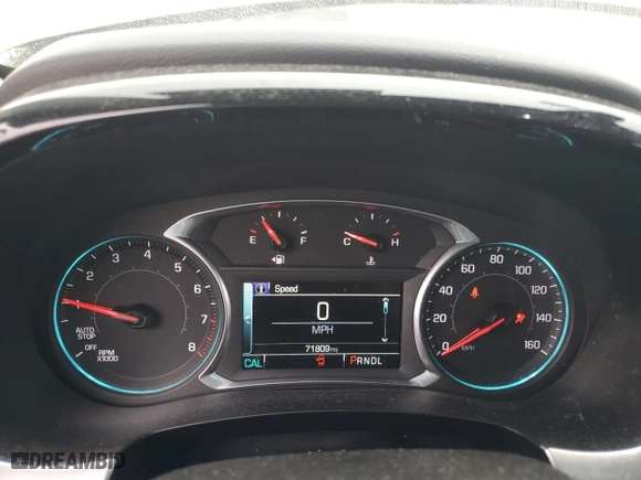 2019 Chevrolet Traverse LT Leather with VIN 1GNERHKW4KJ321281, listed as a Copart auction lot 44046445 with 71,809 mi miles and Salvage Title. Bid and sale history available at carsss.com. Image 9.
