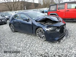 2021 Mazda 3 Select with VIN JM1BPBKL4M1403678, listed as a Copart auction lot 52565435 with 34,520 mi miles and Salvage title. Bid and sale history available at DreamBid. Image 4.