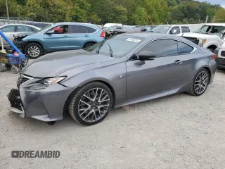 2015 Lexus RC 350 with VIN JTHHE5BC6F5005450, listed as a Copart auction lot 72409274 with 103,781 mi miles and Salvage Title. Bid and sale history available at carsss.com. Image 1.