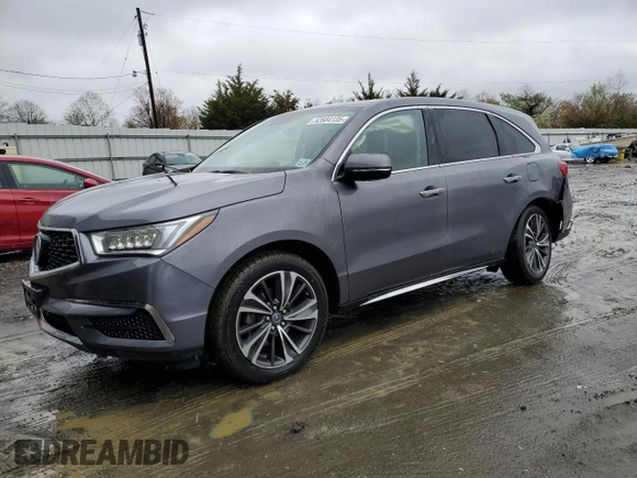 2020 Acura MDX w/Technology Pkg with VIN 5J8YD4H54LL051102, listed as a Copart auction lot 52684135 with 58,330 mi miles and Salvage Title. Bid and sale history available at carsss.com. Image 1.