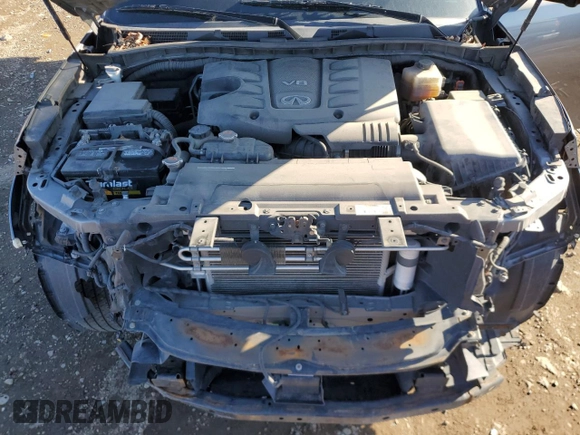 2016 Infiniti QX80 with VIN JN8AZ2NE6G9124049, listed as a Copart auction lot 50209445 with 142,449 mi miles and Salvage Title. Bid and sale history available at carsss.com. Image 12.
