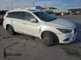 2017 Infiniti QX60 with VIN 5N1DL0MM0HC558412, listed as a Copart auction lot 42632265 with 84,319 mi miles and Salvage Title. Bid and sale history available at DreamBid. Image 4.