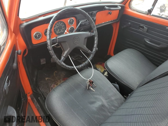 1972 Volkswagen Beetle with VIN 1122340845, listed as a Copart auction lot 52504005 with 185,049 mi miles and Clean Title. Bid and sale history available at DreamBid. Image 8.