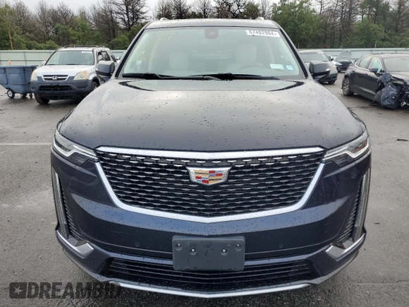 2022 Cadillac XT6 Premium Luxury with VIN 1GYKPDRS1NZ118166, listed as a Copart auction lot 67482984 with 24,980 mi miles and Salvage Title. Bid and sale history available at carsss.com. Image 5.