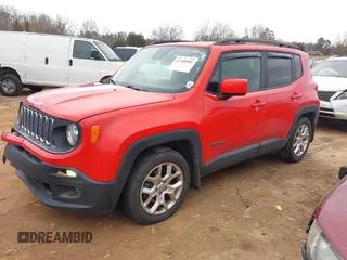 2017 Jeep Renegade Altitude z VIN ZACCJABB1HPF97308, wystawiony jako IAAI lot #41768981 z przebiegiem 70 700 mil mil oraz . Historia ofert i sprzedaży dostępna na DreamBid. Obrazek 2.