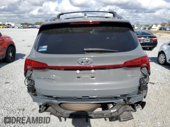 2022 Hyundai Santa Fe Limited with VIN 5NMS44AL6NH403999, listed as a Copart auction lot 85332734 with 19,610 mi miles and Salvage Title. Bid and sale history available at carsss.com. Image 6.
