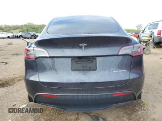 2024 Tesla Model Y Long Range with VIN 7SAYGDEE3RA256304, listed as a Copart auction lot 56160535 with 20,224 mi miles and Salvage title. Bid and sale history available at DreamBid. Image 6.