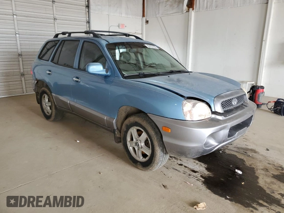 2003 Hyundai Santa Fe LX with VIN KM8SC73E13U559968, listed as a Copart auction lot 49470165 with 103,900 mi miles and Salvage Title. Bid and sale history available at carsss.com. Image 4.