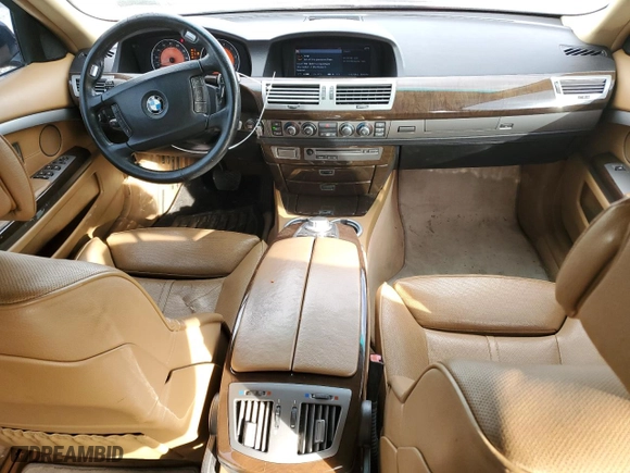2008 BMW 7 Series 750Li with VIN WBAHN83508DT83398, listed as a Copart auction lot 41771855 with 182,664 mi miles and Salvage Title. Bid and sale history available at carsss.com. Image 8.