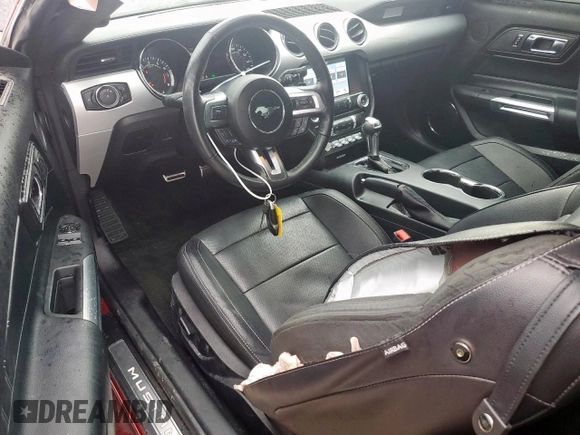 2017 Ford Mustang GT with VIN 1FA6P8CF9H5263452, listed as a Copart auction lot 55241845 with 31,650 mi miles and Salvage title. Bid and sale history available at DreamBid. Image 8.
