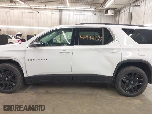 2021 Chevrolet Traverse LT Cloth with VIN 1GNERGKW1MJ206196, listed as a IAAI auction lot 41946973 with 70,630 mi miles. Bid and sale history available at carsss.com. Image 14.