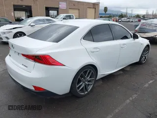 2017 Lexus IS with VIN JTHBA1D21H5049082, listed as a IAAI auction lot 41922059 with 118,019 mi miles. Bid and sale history available at carsss.com. Image 4.