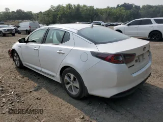 2014 Kia Optima Hybrid LX with VIN KNAGM4AD0E5075915, listed as a Copart auction lot 67485624 with 167,820 mi miles and Salvage Title. Bid and sale history available at carsss.com. Image 2.