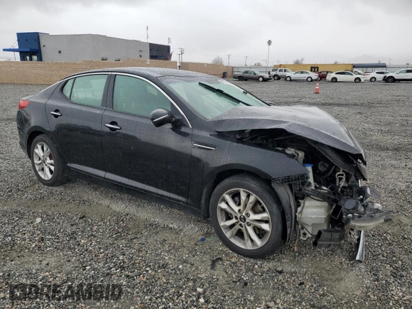 2011 Kia Optima EX with VIN KNAGN4A72B5173539, listed as a Copart auction lot 45141375 with 96,487 mi miles and Salvage Title. Bid and sale history available at carsss.com. Image 4.