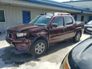 2008 Honda Ridgeline RTX with VIN 2HJYK16348H504882, listed as a Copart auction lot 75592294 with 97,740 mi miles and Salvage Title. Bid and sale history available at carsss.com. Image 1.