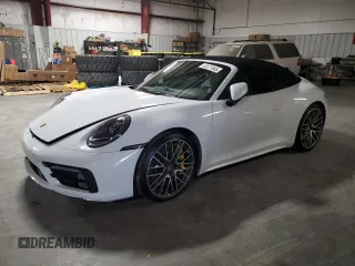 2021 Porsche 911 Carrera with VIN WP0CA2A92MS239675, listed as a Copart auction lot 43077845 with 0 mi miles and Salvage Title. Bid and sale history available at carsss.com. Image 1.