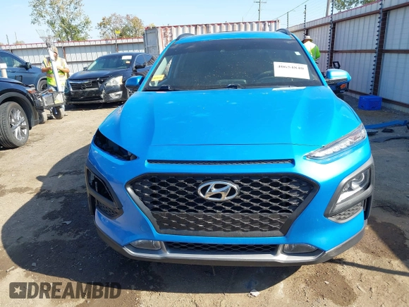 2019 Hyundai Kona SEL with VIN KM8K62AA6KU287071, listed as a IAAI auction lot 40654840 with 93,566 mi miles and . Bid and sale history available at DreamBid. Image 13.