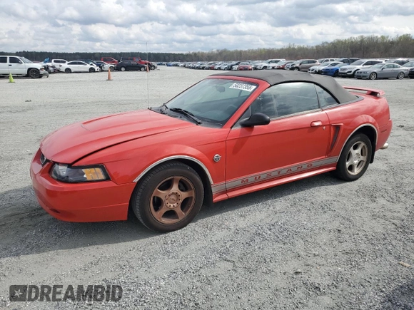 2004 Ford Mustang Deluxe with VIN 1FAFP44644F227356, listed as a Copart auction lot 50237355 with 106,119 mi miles and Salvage title. Bid and sale history available at DreamBid. Image 1.
