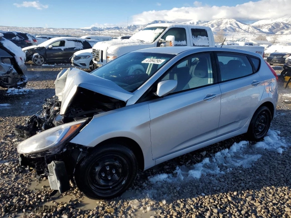 2017 Hyundai Accent SE with VIN KMHCT5AEXHU337058, listed as a Copart auction lot 49476065 with 130,024 mi miles and Salvage Title. Bid and sale history available at carsss.com. Image 1.