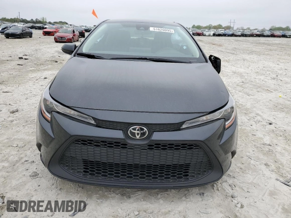 2021 Toyota Corolla LE with VIN JTDEPMAEXMJ154556, listed as a Copart auction lot 51620095 with 179,738 mi miles and Salvage Title. Bid and sale history available at carsss.com. Image 5.
