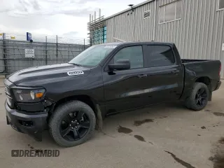2024 Ram 1500 Tradesman z VIN 1C6SRFGT8RN212220, wystawiony jako Copart lot #59548525 z przebiegiem 64 164 mil mil oraz Czysty tytuł • Clean title. Historia ofert i sprzedaży dostępna na DreamBid. Obrazek 1.