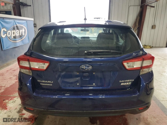 2017 Subaru Impreza with VIN 4S3GTAA66H1739488, listed as a Copart auction lot 78128054 with 60,605 mi miles and Salvage Title. Bid and sale history available at carsss.com. Image 6.