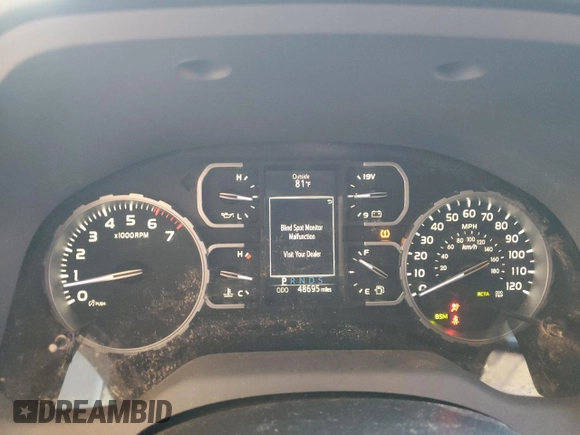 2021 Toyota Tundra Platinum z VIN 5TFAY5F19MX976852, wystawiony jako Copart lot #44753245 z przebiegiem 48 695 mil mil oraz Szkoda całkowita • Salvage title. Historia ofert i sprzedaży dostępna na DreamBid. Obrazek 9.