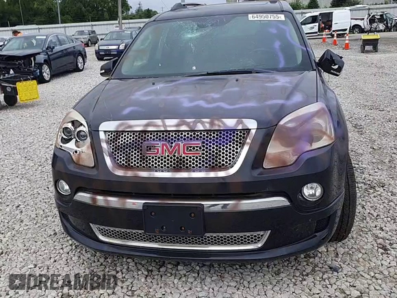 2012 GMC Acadia Denali z VIN 1GKKVTED7CJ130125, wystawiony jako Copart lot #64950755 z przebiegiem Nie podano mil oraz Szkoda całkowita • Salvage title. Historia ofert i sprzedaży dostępna na DreamBid. Obrazek 14.