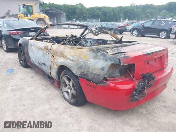 1999 Ford Mustang with VIN 1FAFP4448XF115520, listed as a IAAI auction lot 42602755 with Not provided miles and . Bid and sale history available at DreamBid. Image 3.