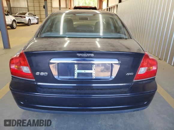 2005 Volvo S80 with VIN YV1TH592X51397154, listed as a Copart auction lot 53423135 with 0 mi miles and Salvage Title. Bid and sale history available at carsss.com. Image 6.