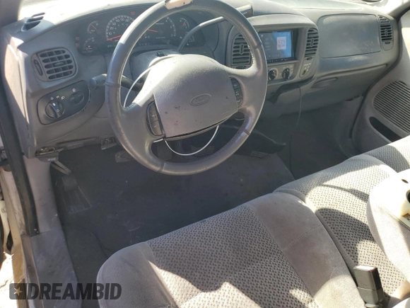 2002 Ford F-150 XL with VIN 1FTRX17WX2NA81744, listed as a Copart auction lot 47966605 with 234,355 mi miles and Salvage Title. Bid and sale history available at carsss.com. Image 8.
