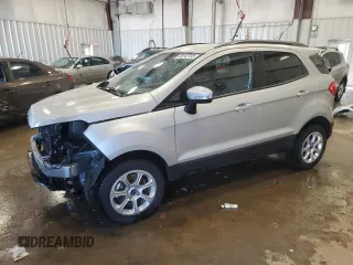 2020 Ford EcoSport SE with VIN MAJ6S3GL7LC318549, listed as a Copart auction lot 48242785 with 44,624 mi miles and Salvage Title. Bid and sale history available at DreamBid. Image 1.