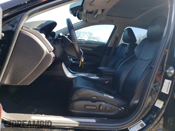2015 Acura TLX V6 Advance with VIN 19UUB3F76FA009789, listed as a Copart auction lot 47651305 with 218,495 mi miles and Salvage Title. Bid and sale history available at carsss.com. Image 7.