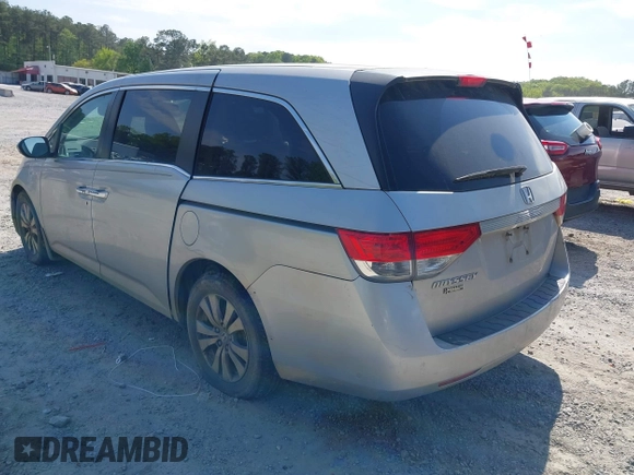 2014 Honda Odyssey EX with VIN 5FNRL5H44EB066739, listed as a IAAI auction lot 42073712 with Not Provided miles and . Bid and sale history available at carsss.com. Image 3.