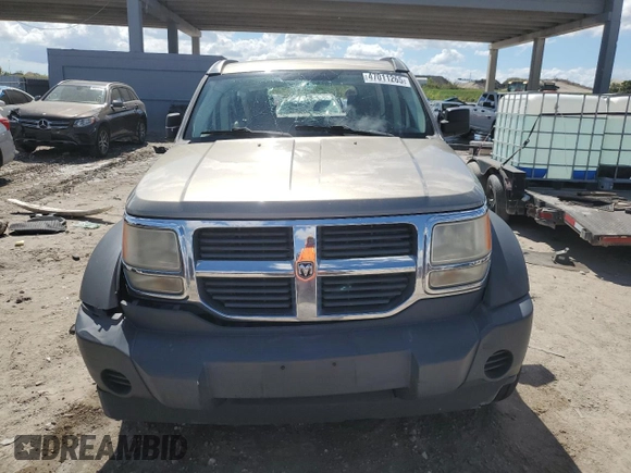 2007 Dodge Nitro SXT with VIN 1D8GU28K27W720123, listed as a Copart auction lot 47011265 with 147,312 mi miles and Salvage Title. Bid and sale history available at carsss.com. Image 5.