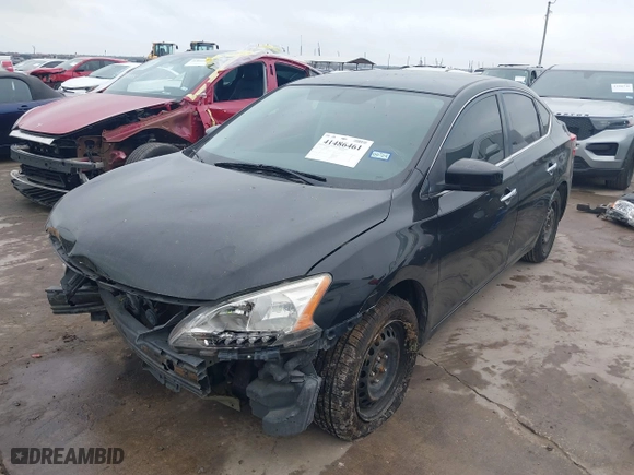 2013 Nissan Sentra SR with VIN 3N1AB7AP8DL660351, listed as a IAAI auction lot 41486461 with 145,587 mi miles. Bid and sale history available at carsss.com. Image 18.