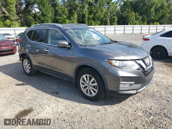 2017 Nissan Rogue SV with VIN JN8AT2MT2HW397929, listed as a Copart auction lot 63977555 with 84,059 mi miles and Salvage title. Bid and sale history available at DreamBid. Image 4.