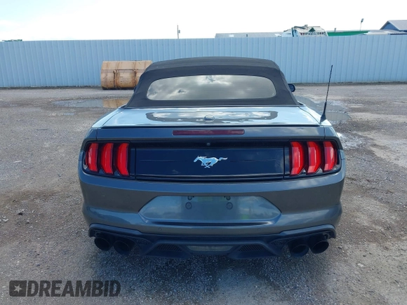 2018 Ford Mustang EcoBoost Premium z VIN 1FATP8UHXJ5115514, wystawiony jako IAAI lot #42438516 z przebiegiem 96 304 mil mil oraz . Historia ofert i sprzedaży dostępna na DreamBid. Obrazek 16.
