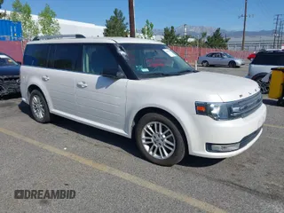 2013 Ford Flex SEL with VIN 2FMGK5C81DBD36974, listed as a IAAI auction lot 41973031 with 126,216 mi miles. Bid and sale history available at carsss.com. Image 1.